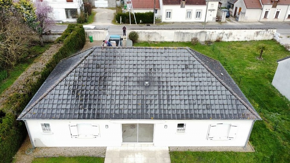 Avant application renotecroof coloré