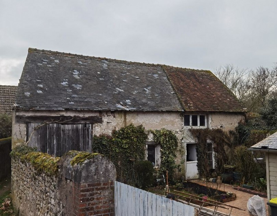 Avant le remplacement de la couverture